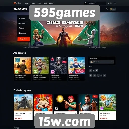 Análise da interface do usuário em 595games